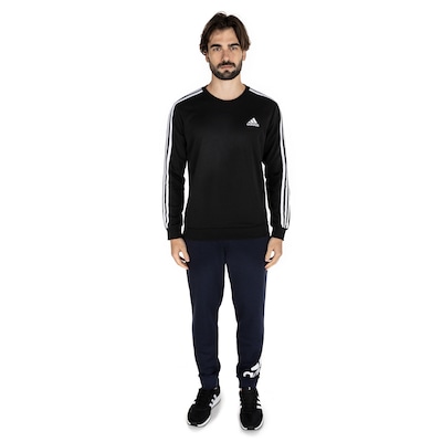 Blusão sem Capuz adidas Essentials 3-Stripes - Masculina - Foto 5