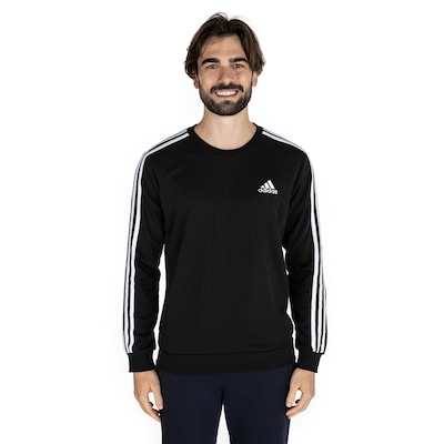 Blusão sem Capuz adidas Essentials 3-Stripes - Masculina - Foto 2