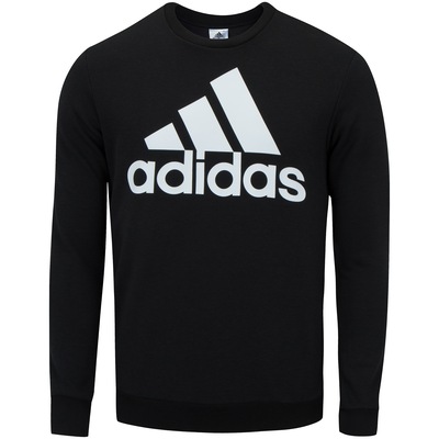 Blusão de Moletom sem Capuz adidas Essentials Logo - Masculino - Foto 5