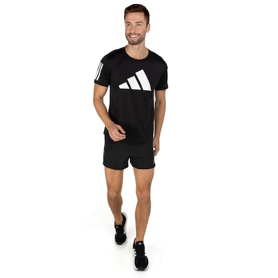 Camiseta adidas Manga Curta Freelift 3 Bar - Masculina - Foto 4
