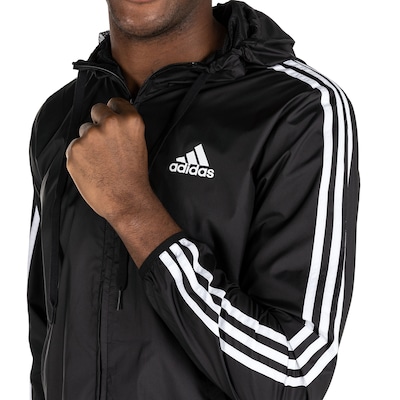 Jaqueta adidas com Capuz Corta Vento Essentials - Masculina - Foto 4