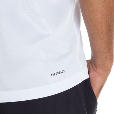 Camiseta Regata adidas D2M 3 Listras - Masculina - Foto 4