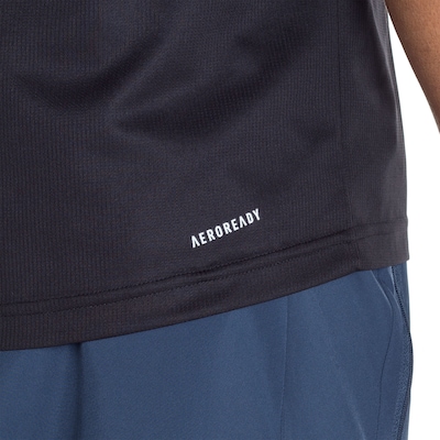 Camiseta Regata adidas D2M 3 Listras - Masculina - Foto 3
