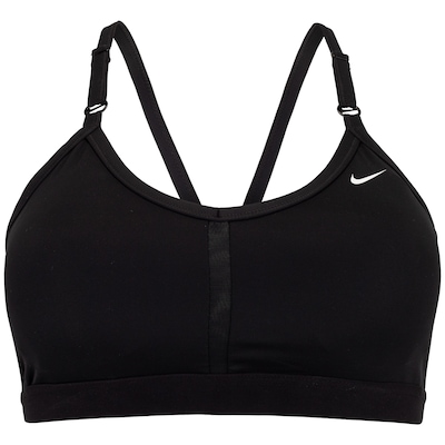 Top Fitness com Bojo Nike Baixa Sustentação Dri-Fit Indy Bra Vneck Adulto - Foto 1