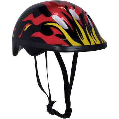 Capacete Infantil Spin Fogo - Foto 1