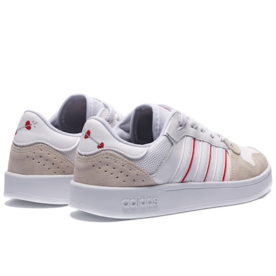 tênis couro adidas breaknet valentine's plus feminino