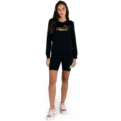 Blusão Puma Metallic Logo Crew Tr -  Feminino - Foto 4