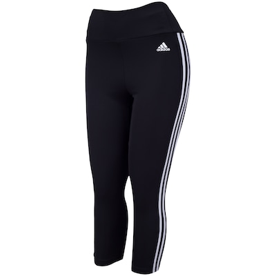 Calça Legging adidas 3 Listras Aeroready 3/4 - Feminina - Foto 1