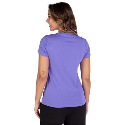 Camiseta Puma Manga Curta Essentials Metallic Logo Tee - Feminina - Foto 3