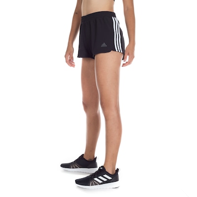 Short adidas Pacer 3-Stripes - Feminino - Foto 3