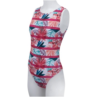 Maiô para Natação Estampado Oxer Rodes Flora - Adulto - Foto 3