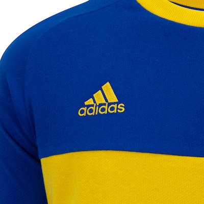 Camisa Manga Longa Boca Juniors adidas Iconic - Masculina - Foto 6