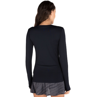 Camiseta Manga Longa com Proteção Solar UV Fila Sun Protect BR - Feminina - Foto 3