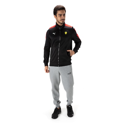 Jaqueta Puma Scuderia Ferrari Race T7 Track JKT - Masculina - Foto 4
