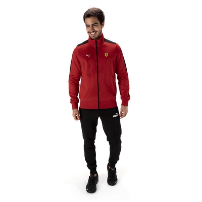 Jaqueta Puma Scuderia Ferrari Race T7 Track JKT - Masculina - Foto 4