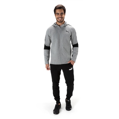 Jaqueta Puma com Capuz Evostripe Core FZ Hoodie - Masculina - Foto 4