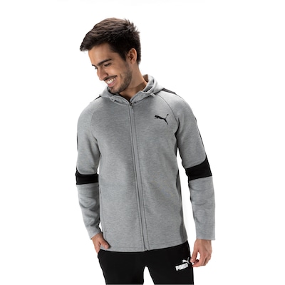 Jaqueta Puma com Capuz Evostripe Core FZ Hoodie - Masculina - Foto 2