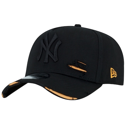 Boné Aba Curva New Era MLB 940 Af Cotton Damage New York Yankees - Strapback - Adulto - Foto 1