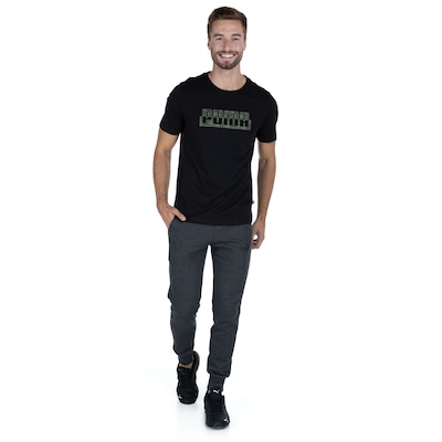 Camiseta Puma Masculina Manga Curta Core Camo Graphic Tee - Foto 3