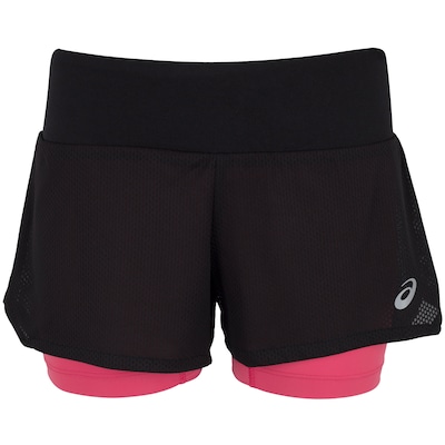 Short ASICS Feminino Duplo de Malha Básico - Foto 6