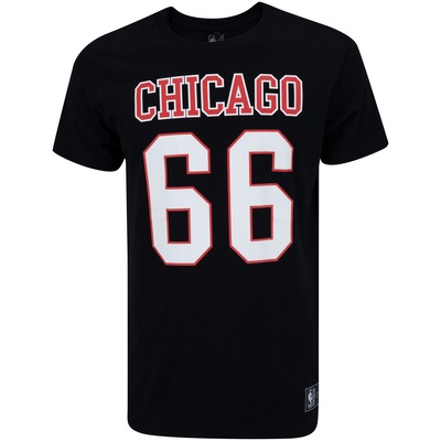 Camiseta Chicago Bulls NBA Manga Curta Masculina Estampada N399A - Foto 1