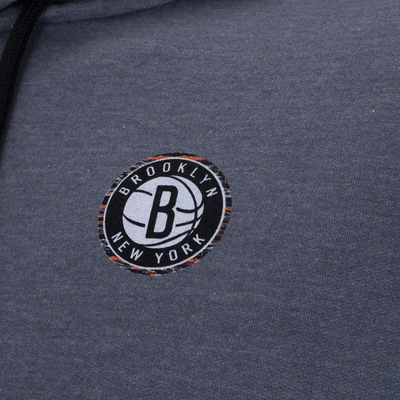 Blusão do Brooklyn Nets NBA com Capuz Canguru N429A - Masculino - Foto 3