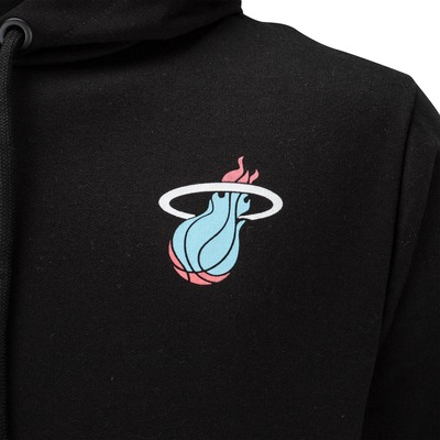 Blusão do Miami Heat NBA com Capuz Canguru N430A - Masculino - Foto 3