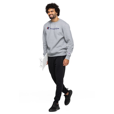 Blusa de Moletom Champion Masculina Gola Careca - Foto 4