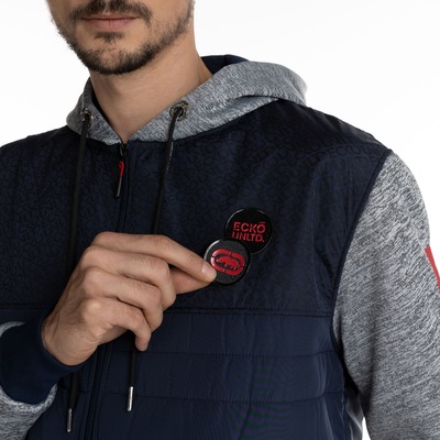 Jaqueta Ecko Aberta com Capuz - Masculina - Foto 6