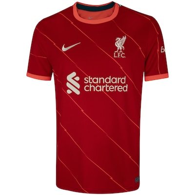 Camisa Liverpool I 21/22 Nike - Masculina - Foto 1