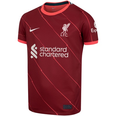Camisa Liverpool I 21/22 Nike - Juvenil - Foto 3
