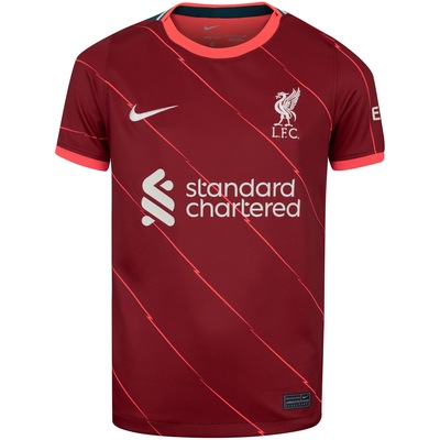 Camisa Liverpool I 21/22 Nike - Juvenil - Foto 1