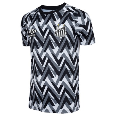 Camisa do Santos 21 Umbro Aquecimento - Masculina - Foto 3