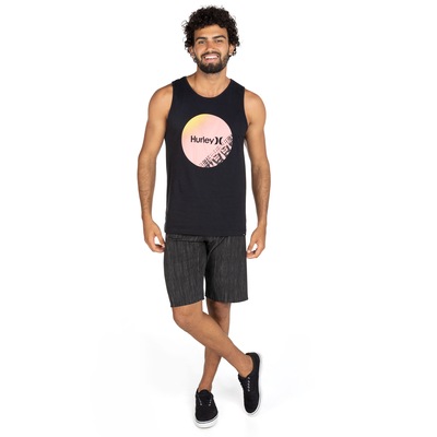Camiseta Regata Masculina Hurley Silk Circle CZ6043 - Foto 4