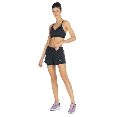 Shorts Nike Feminino 10K 2IN1 Duplo - Foto 5