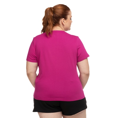 Camiseta Puma Manga Curta Essentials Logo - Feminina - Foto 5