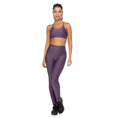 Top Fitness Sem Bojo Oxer Baixa Sustentação Alça Fina Zig - Adulto - Foto 4