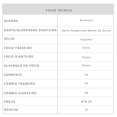 Mountain Bike South Bike Voltz - Aro 29 - Freio a Disco - 21 Marchas - Foto 2