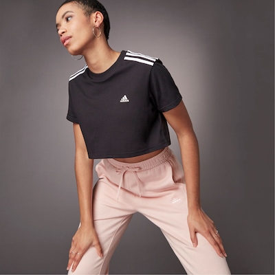 Blusa Feminina Manga Curta Cropped adidas ISC Women - Foto 6