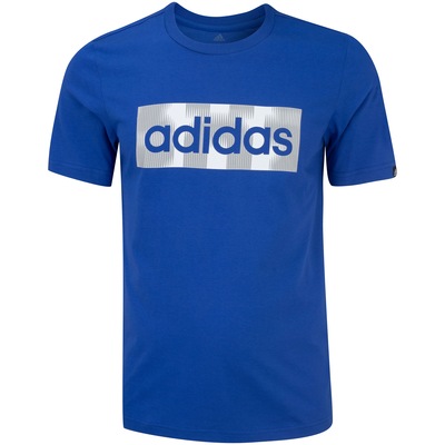 Camiseta adidas Manga Curta Linear Color Box - Masculina - Foto 5