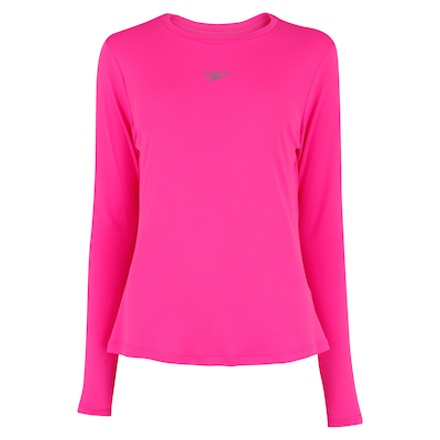 Camiseta Feminina Speedo Manga Longa UV 50 - Foto 1