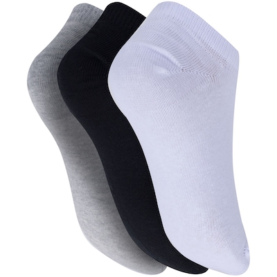 Kit 3 Pares de Meias Invisible Performance Invisível  Casual ASICS Adulto - Foto 2