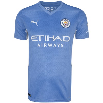 Camisa Manchester City I 21/22 Puma - Masculina - Foto 1