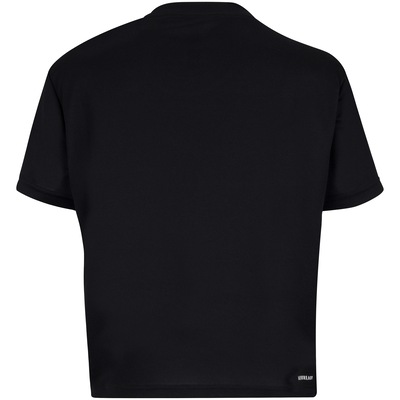 Blusa Cropped Manga Curta Logo adidas - Feminina - Foto 6