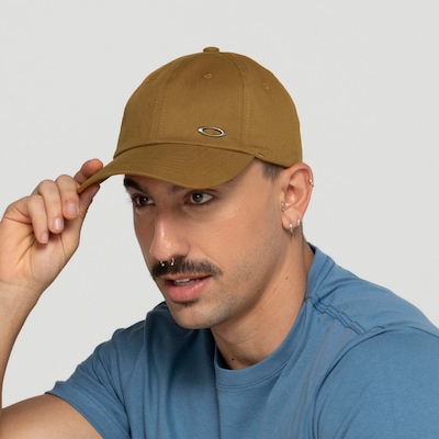 Boné Oakley Aba Curva Strapback Mod Ellipse Metal 4 Panel HA - Adulto - Foto 2