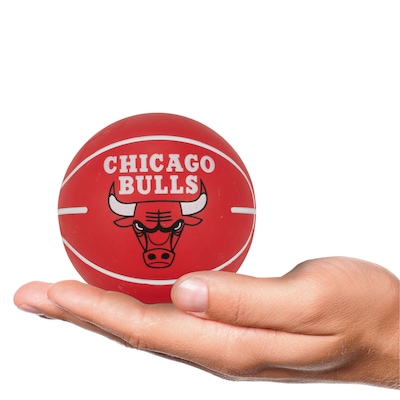 Minibola de Basquete Wilson NBA Chicago Bulls Dribbler - Foto 1