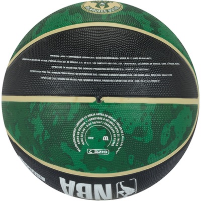 Bola de Basquete Wilson NBA Milwaukee Bucks Team Tiedye - Foto 3