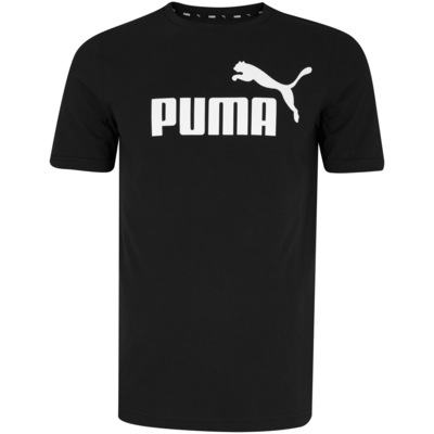 Camiseta Puma Manga Curta Essentials Logo - Masculina - Foto 5