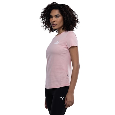 Camiseta Puma Manga Curta Essentials Small Logo - Feminina - Foto 2