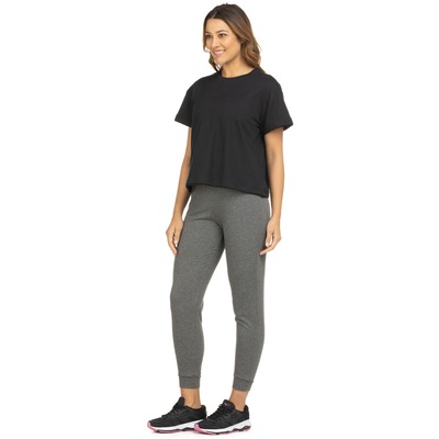 Blusa Cropped Manga Curta Oxer Barra Mesh - Feminina - Foto 4